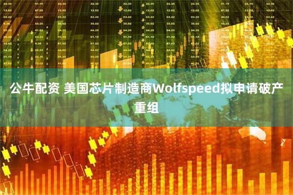 公牛配资 美国芯片制造商Wolfspeed拟申请破产重组